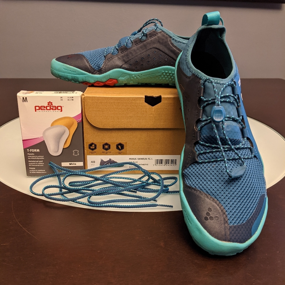 Vivo barefoot Primus swim/run trainers ink blue